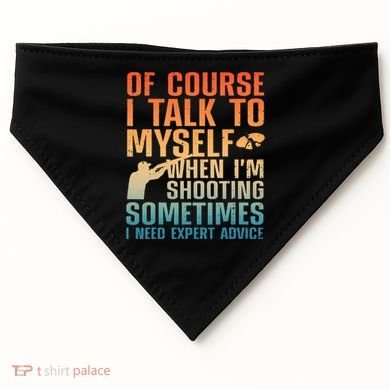 Funny Trap Shooting For Clay Skeet Trap Shooting  USA-Made Doggie Bandana