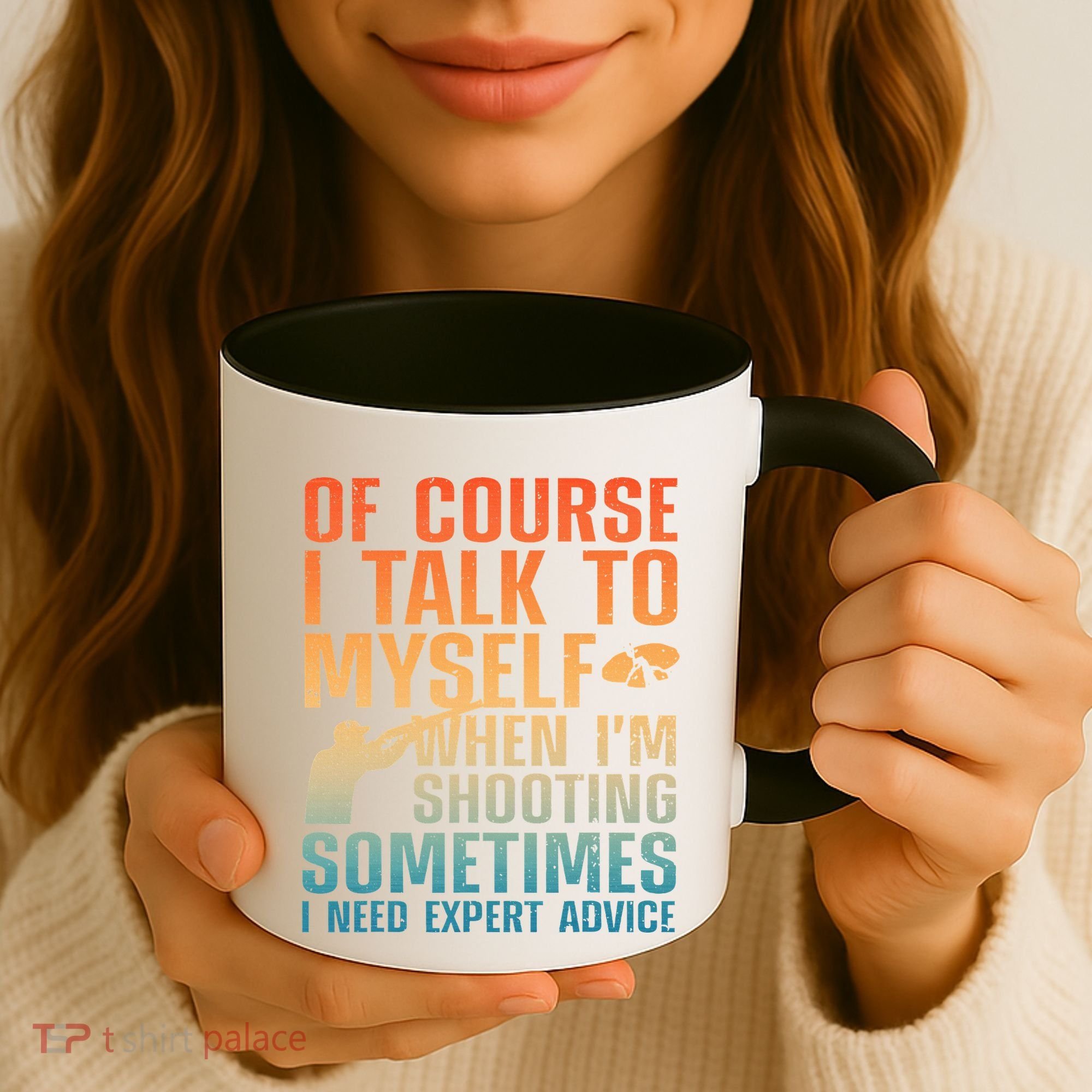 Funny Trap Shooting For Clay Skeet Trap Shooting  Coffee Mug
