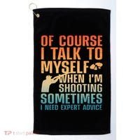 Funny Trap Shooting For Clay Skeet Trap Shooting  Golf Towel thumb 0