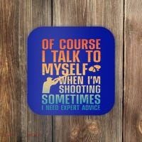 Funny Trap Shooting For Clay Skeet Trap Shooting  Coaster thumb 0