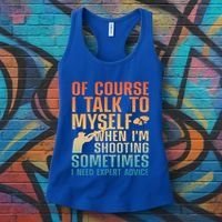 Funny Trap Shooting For Clay Skeet Trap Shooting  Women's Tank Top thumb 3