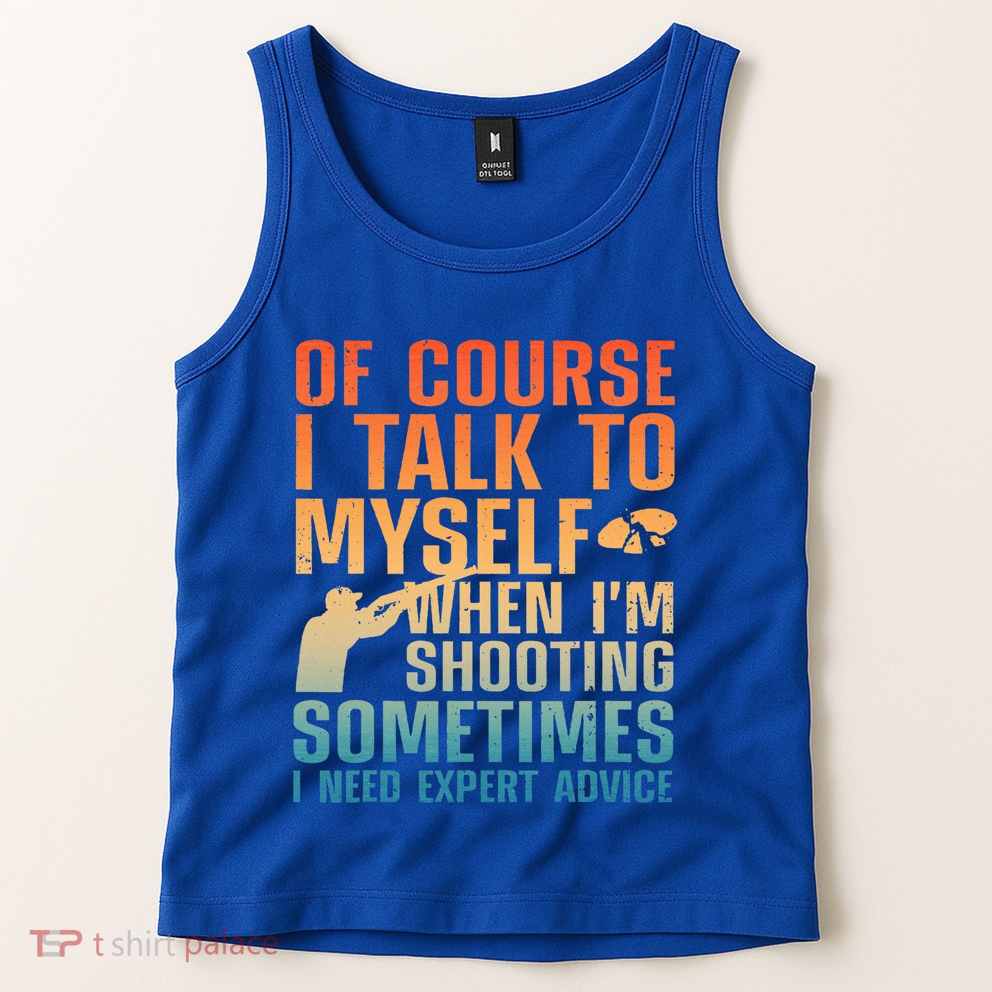 Funny Trap Shooting For Clay Skeet Trap Shooting  Tank Top