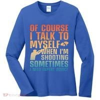 Funny Trap Shooting For Clay Skeet Trap Shooting  Women's Long Sleeve Shirt thumb 0