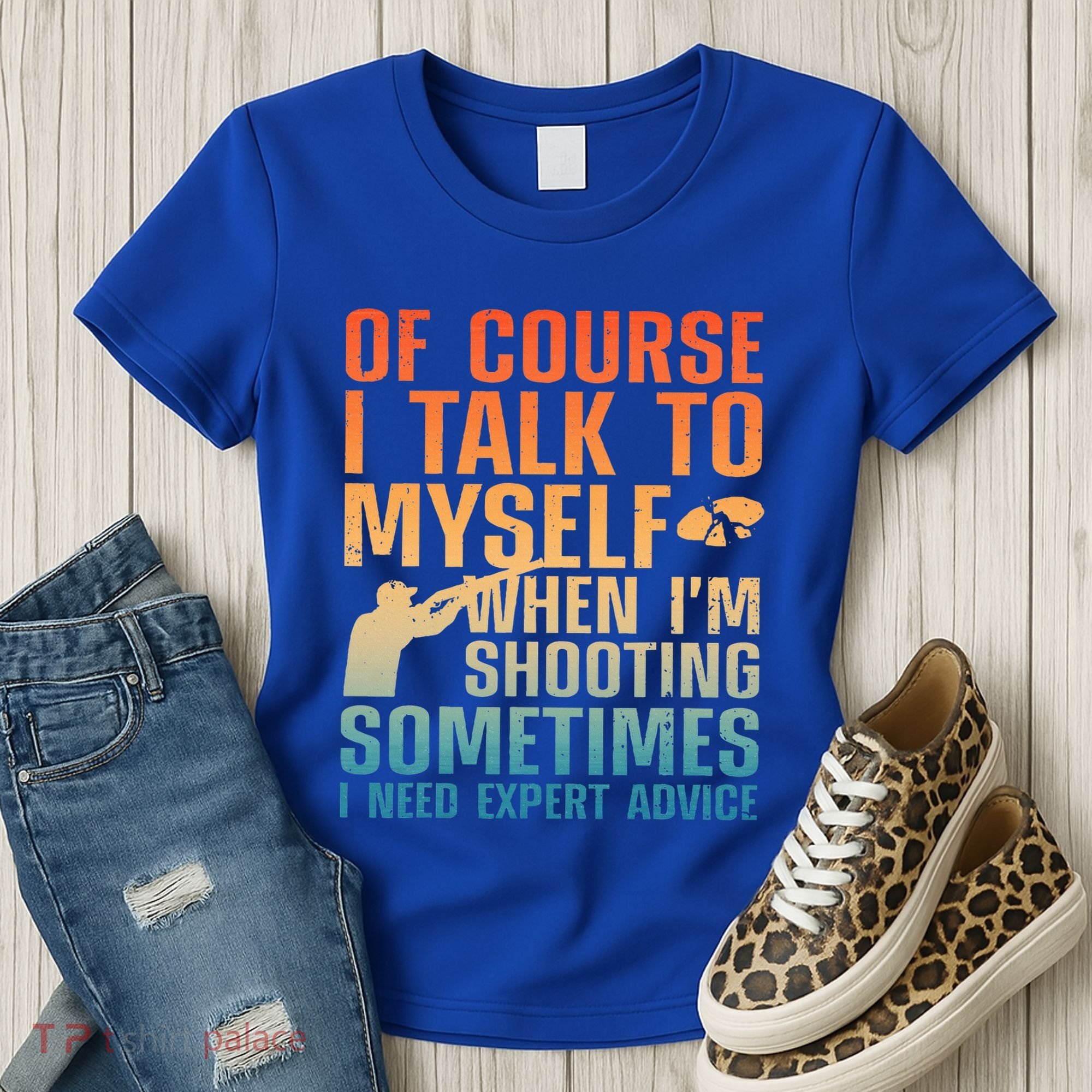 Funny Trap Shooting For Clay Skeet Trap Shooting  Women's T-Shirt