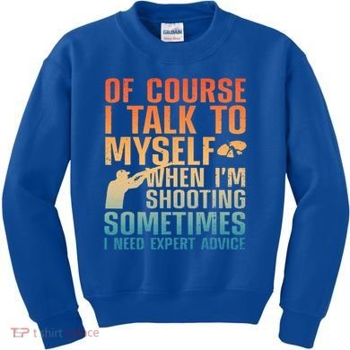 Funny Trap Shooting For Clay Skeet Trap Shooting  Kids Sweatshirt