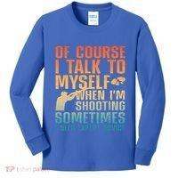 Funny Trap Shooting For Clay Skeet Trap Shooting  Kids Long Sleeve Shirt thumb 0