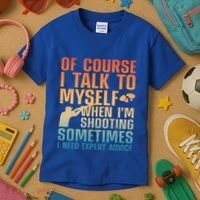 Funny Trap Shooting For Clay Skeet Trap Shooting  Kids T-Shirt thumb 3