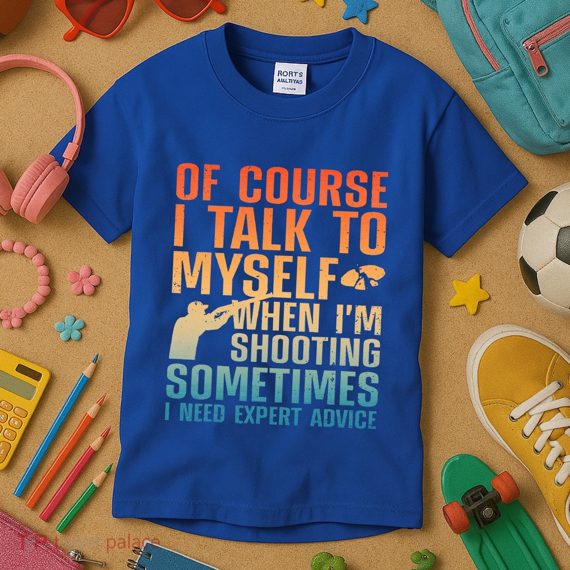 Funny Trap Shooting For Clay Skeet Trap Shooting  Kids T-Shirt