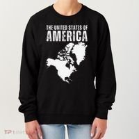 Funny Trump Speech American Flag Canada Greenland Gulf Map Women's Sweatshirt thumb 0