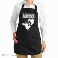 Funny Trump Speech American Flag Canada Greenland Gulf Map Apron thumb 2