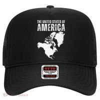 Funny Trump Speech American Flag Canada Greenland Gulf Map Hat thumb 0