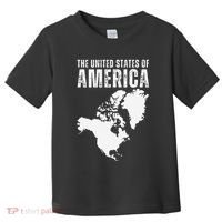Funny Trump Speech American Flag Canada Greenland Gulf Map Toddler T-Shirt thumb 0