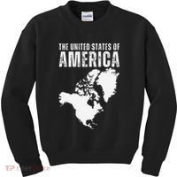Funny Trump Speech American Flag Canada Greenland Gulf Map Kids Sweatshirt thumb 0