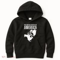 Funny Trump Speech American Flag Canada Greenland Gulf Map Kids Hoodie thumb 0