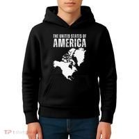Funny Trump Speech American Flag Canada Greenland Gulf Map Kids Hoodie thumb 4