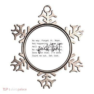 Fuck That Sarcastic Saying Funny Ornament