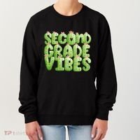 Friday Teacher Second 2Nd Grade Level Cactus Vibes Boho Team Gift Women's Sweatshirt thumb 0