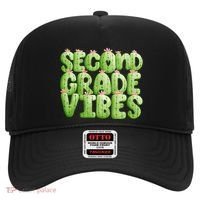 Friday Teacher Second 2Nd Grade Level Cactus Vibes Boho Team Gift Hat thumb 0