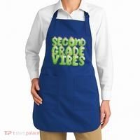 Friday Teacher Second 2Nd Grade Level Cactus Vibes Boho Team Gift Apron thumb 2