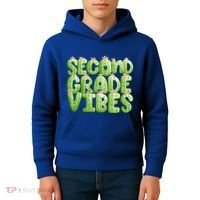 Friday Teacher Second 2Nd Grade Level Cactus Vibes Boho Team Gift Kids Hoodie thumb 4