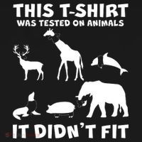 Funny This Shirt Was Tested On Animals It Didn't Fit Women's Hoodie thumb 2