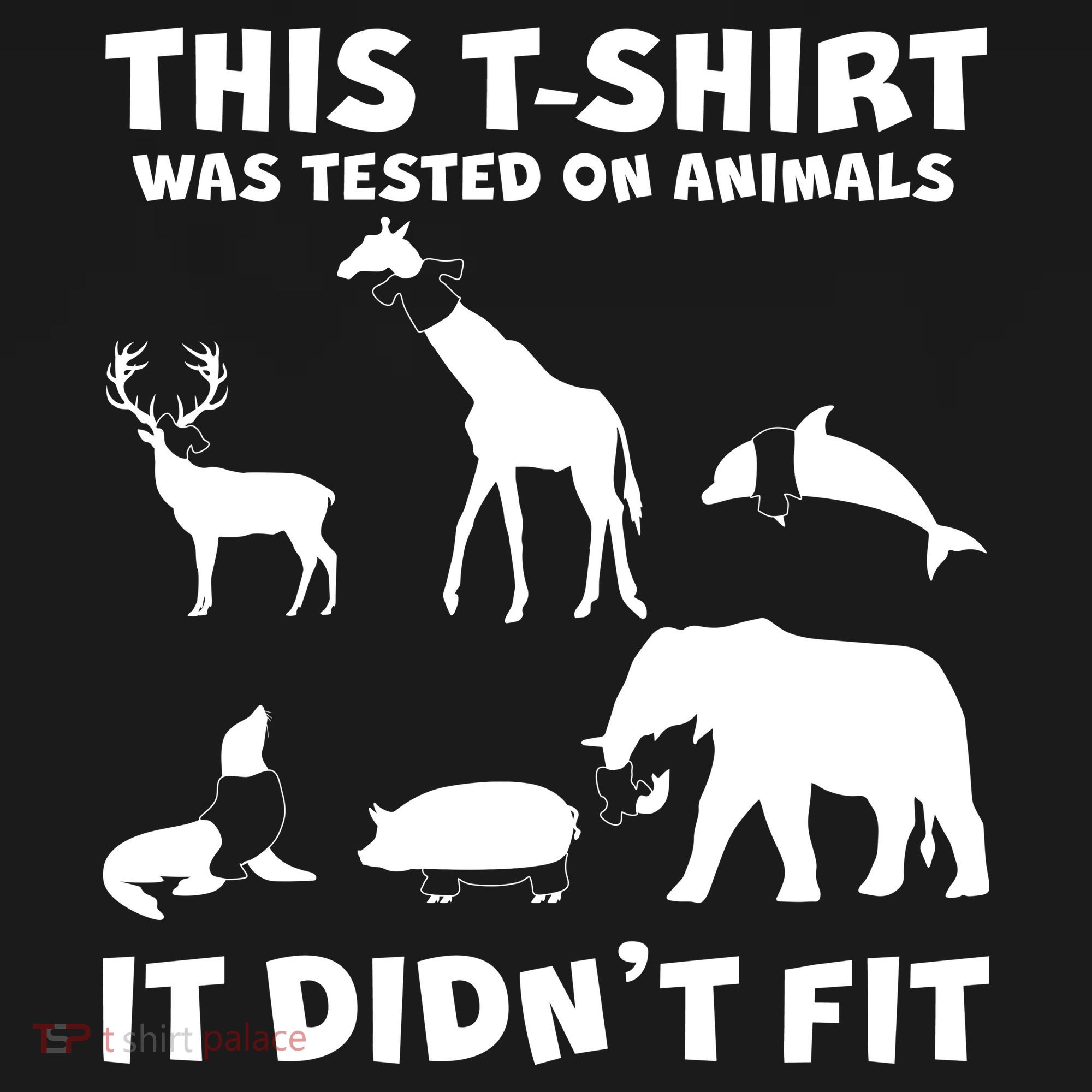 Funny This Shirt Was Tested On Animals It Didn't Fit Kids Hoodie