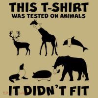 Funny This Shirt Was Tested On Animals It Didn't Fit Sweatshirt thumb 2