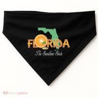 Florida The Sunshine State Fl Souvenir USA-Made Doggie Bandana thumb 0