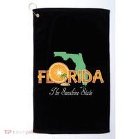 Florida The Sunshine State Fl Souvenir Golf Towel thumb 0