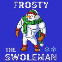 Frosty The Swoleman Funny Fitness Gym Training Christmas T-Shirt thumb 7