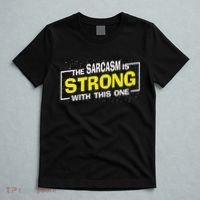 Funny The Sarcasm Is Strong With This One Sarcastic Spoof T-Shirt thumb 5