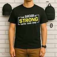 Funny The Sarcasm Is Strong With This One Sarcastic Spoof T-Shirt thumb 6