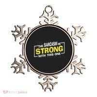 Funny The Sarcasm Is Strong With This One Sarcastic Spoof Ornament thumb 0
