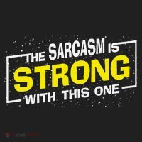 Funny The Sarcasm Is Strong With This One Sarcastic Spoof Golf Towel thumb 3