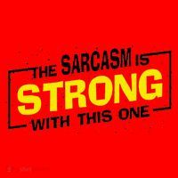 Funny The Sarcasm Is Strong With This One Sarcastic Spoof Santa Hat thumb 1