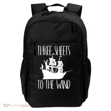 Funny Three Sheets To The Wind Booze Ing Ghost Gift Backpack