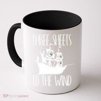 Funny Three Sheets To The Wind Booze Ing Ghost Gift Coffee Mug thumb 0