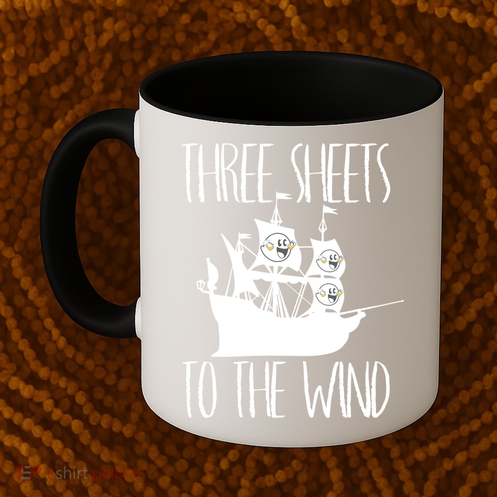 Funny Three Sheets To The Wind Booze Ing Ghost Gift Coffee Mug