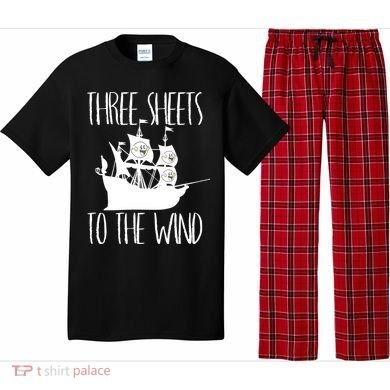 Funny Three Sheets To The Wind Booze Ing Ghost Gift Pajama Set