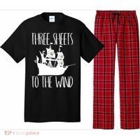 Funny Three Sheets To The Wind Booze Ing Ghost Gift Pajama Set thumb 0
