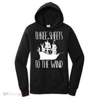 Funny Three Sheets To The Wind Booze Ing Ghost Gift Women's Hoodie thumb 0