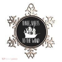 Funny Three Sheets To The Wind Booze Ing Ghost Gift Ornament thumb 0