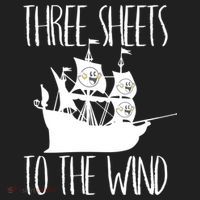 Funny Three Sheets To The Wind Booze Ing Ghost Gift Golf Towel thumb 3