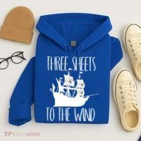 Funny Three Sheets To The Wind Booze Ing Ghost Gift Hoodie thumb 4