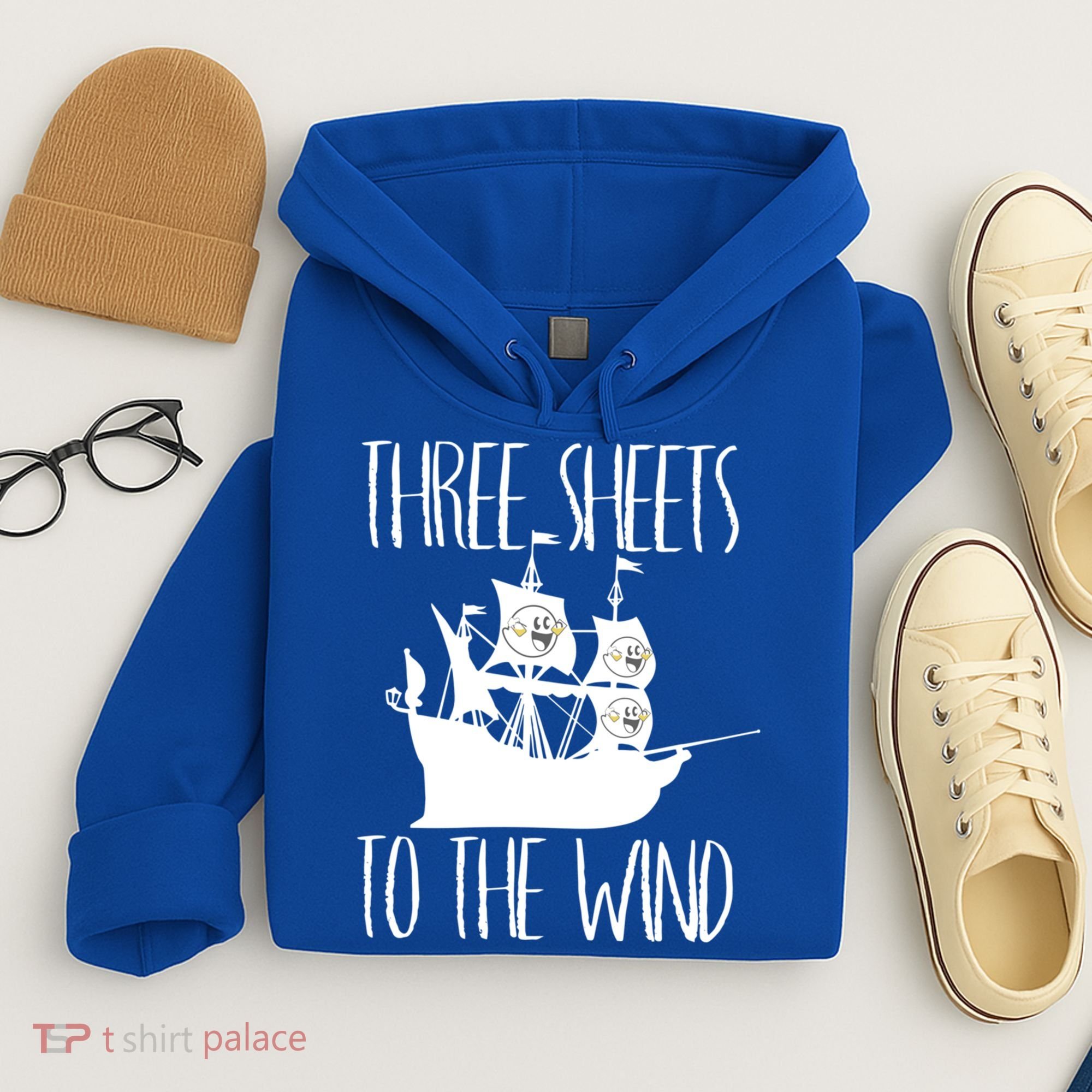 Funny Three Sheets To The Wind Booze Ing Ghost Gift Hoodie