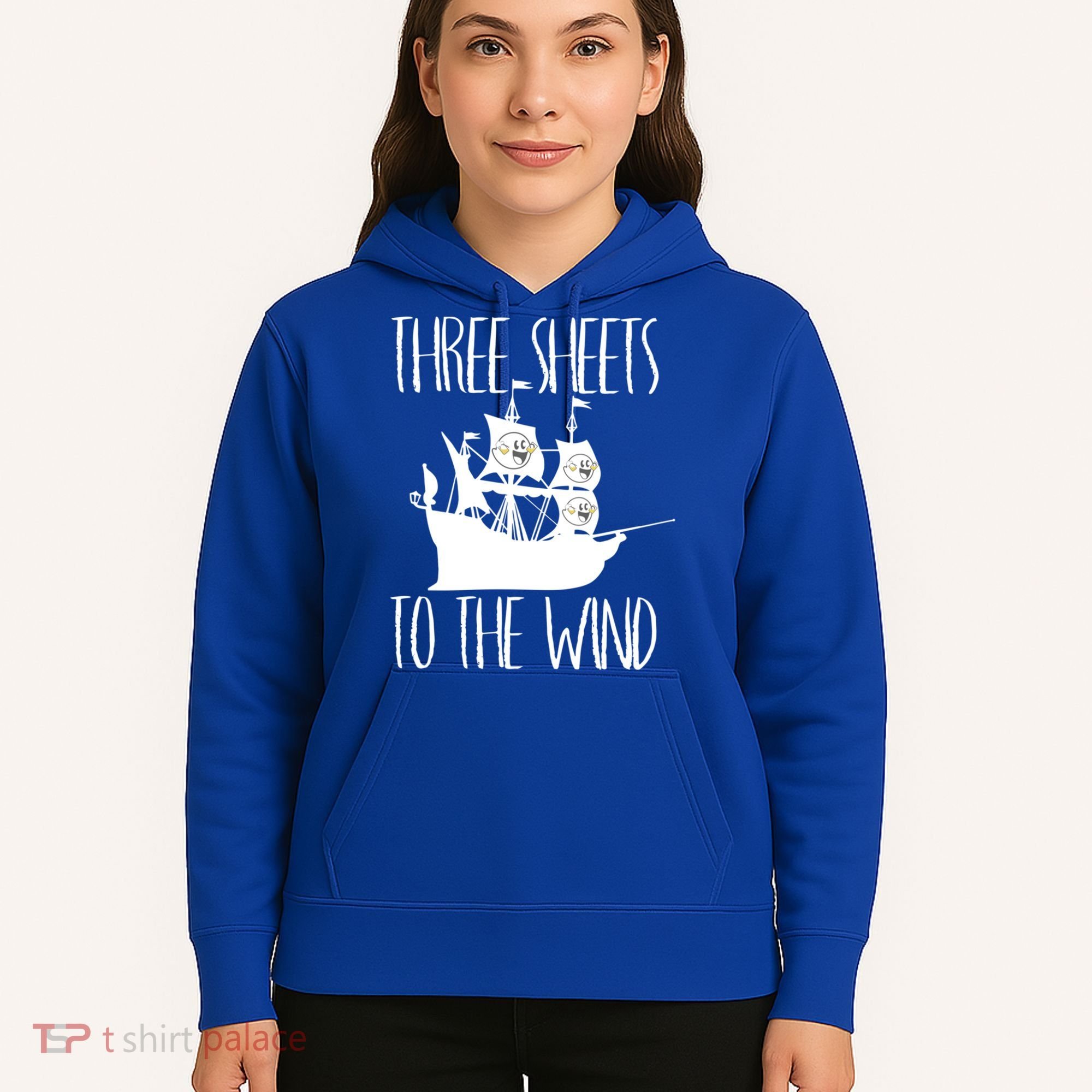 Funny Three Sheets To The Wind Booze Ing Ghost Gift Hoodie