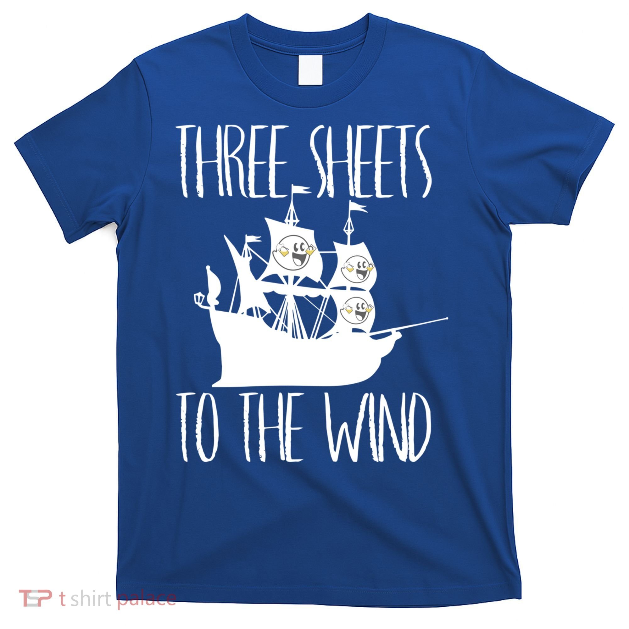 Funny Three Sheets To The Wind Booze Ing Ghost Gift T-Shirt
