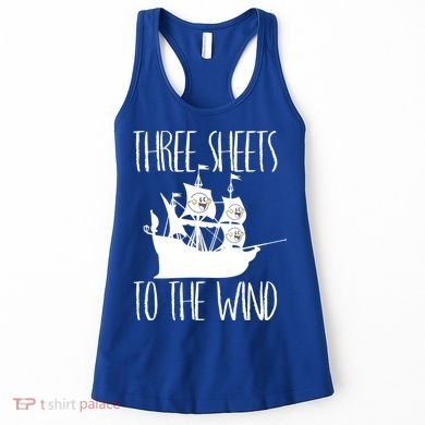 Funny Three Sheets To The Wind Booze Ing Ghost Gift Women's Tank Top