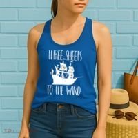 Funny Three Sheets To The Wind Booze Ing Ghost Gift Women's Tank Top thumb 2