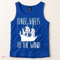 Funny Three Sheets To The Wind Booze Ing Ghost Gift Tank Top thumb 2